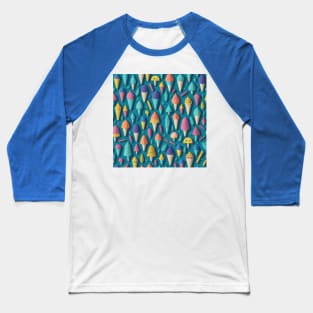 Colorful Ice Cream Patterns Baseball T-Shirt